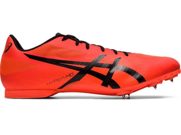 Asics Atletiekschoenen Heren, HYPER Oranje/Zwart/Rood - Asics Nieuwe Collectie | B5160894-VK